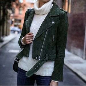 Blank NYC Suede Moto Jacket